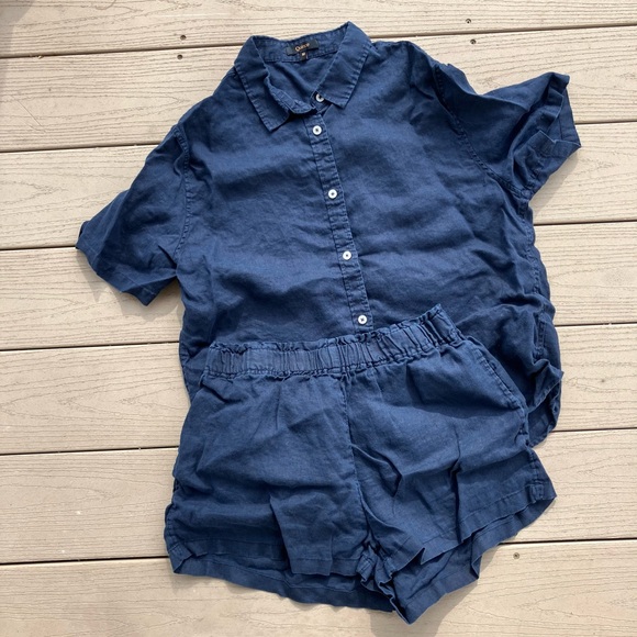 Quince linen pajama set M - Picture 1 of 4